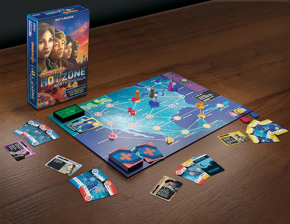 Jeudice - Edge - ZMan - Pandemic Zone Rouge Amerique du Nord