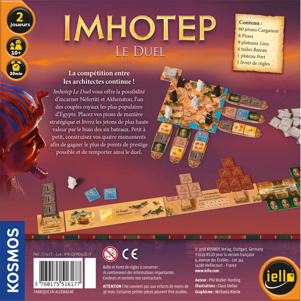 Jeudice - Iello - Imhotep le Duel