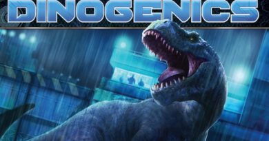 Jeudice - Ninth Haven Games - La boite de jeu - Dinogenics