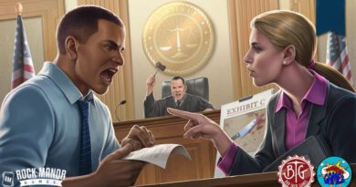 Jeudice - Rock Manor Games - Boom Boom Games - Bad Taste Games - Objection