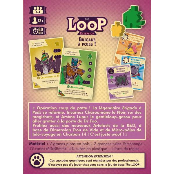 Jeudice - Catch Up Games - The Loop - Extension Brigade à Poils - Jeu de Société