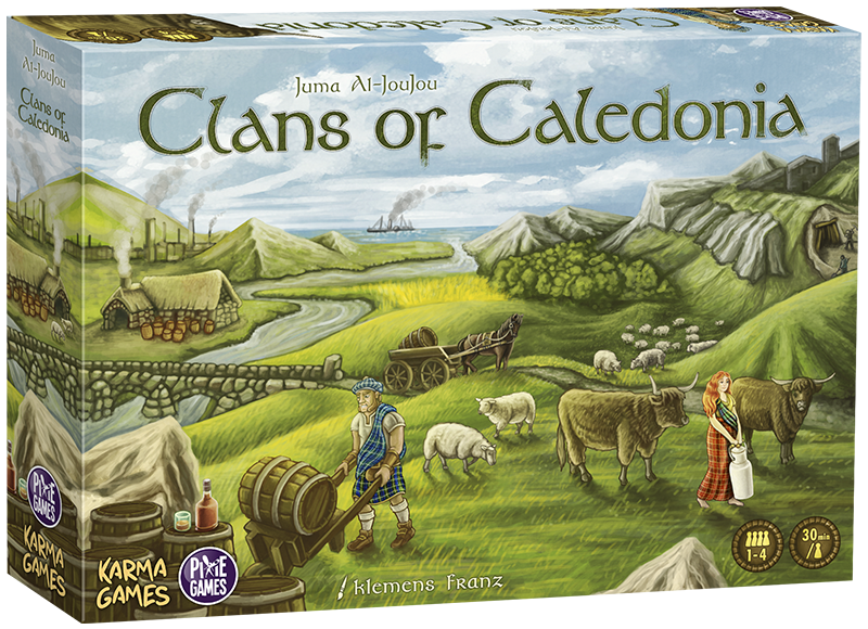 Jeudice - Pixie Games - Clan Of Caledonia - Jeu de Société