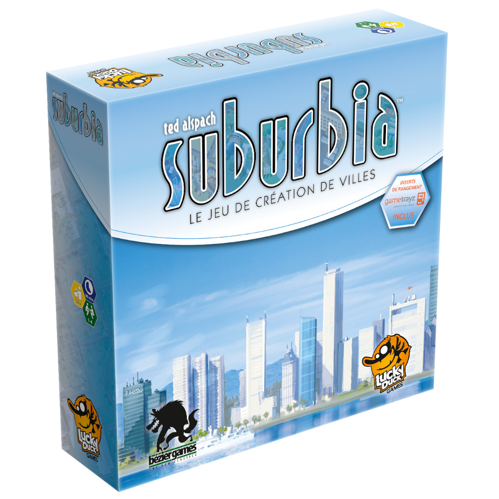 Jeudice - Lucky Duck Games - Suburbia - Jeu de Société - Boardgames