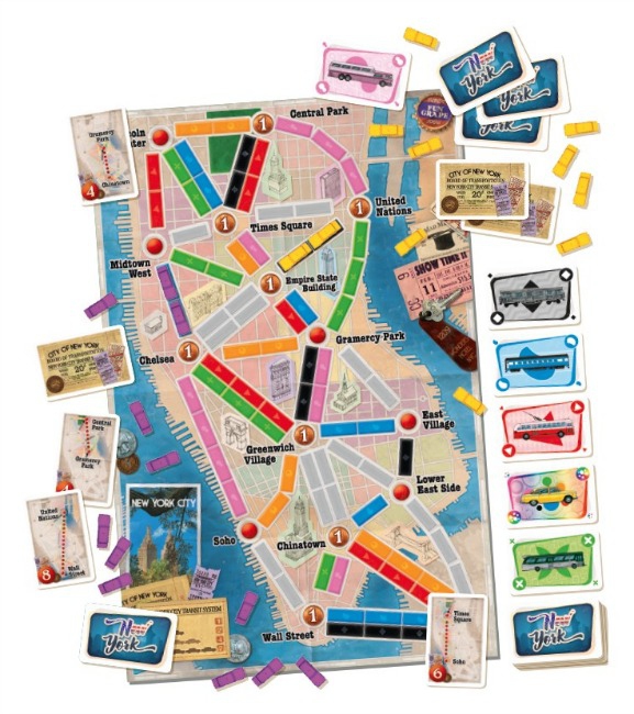 Jeudice - Day of Wonder - Les aventuriers du Rail New York