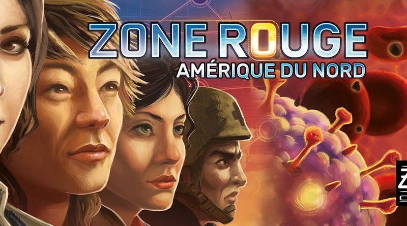 Jeudice - Edge - ZMan - Pandemic Zone Rouge Amerique du Nord