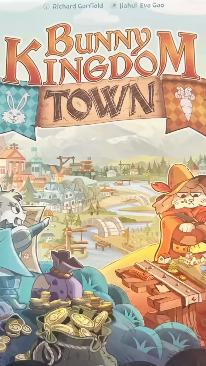 C’est au tour du très bon #bunnykingdomtown proposé en français par @iello_fr de passer sur notre table de jeu. Je vous propose un petit déballage en vidéo, histoire de vous faire découvrir le matériel.