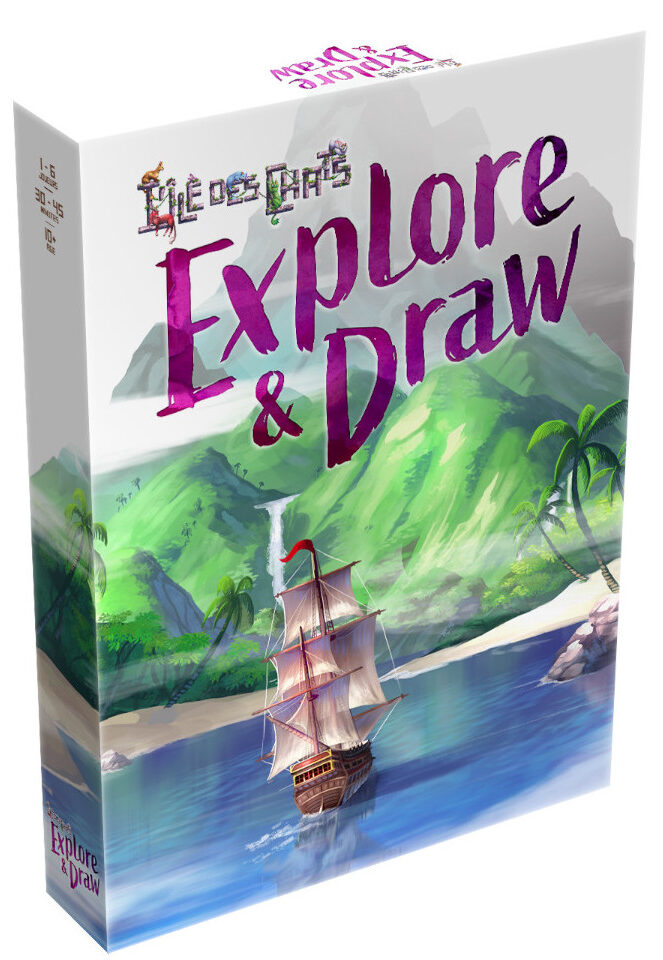 Jeudice - Lucky Duck Games - L'ile des Chats - Draw and Write Jeudice - Lucky Duck Games - L'ile des Chats - Draw and Write