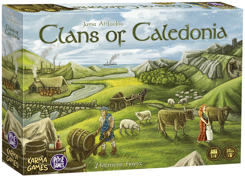 Jeudice - Pixie Games - Clan Of Caledonia - Jeu de Société Jeudice - Pixie Games - Clan Of Caledonia - Jeu de Société