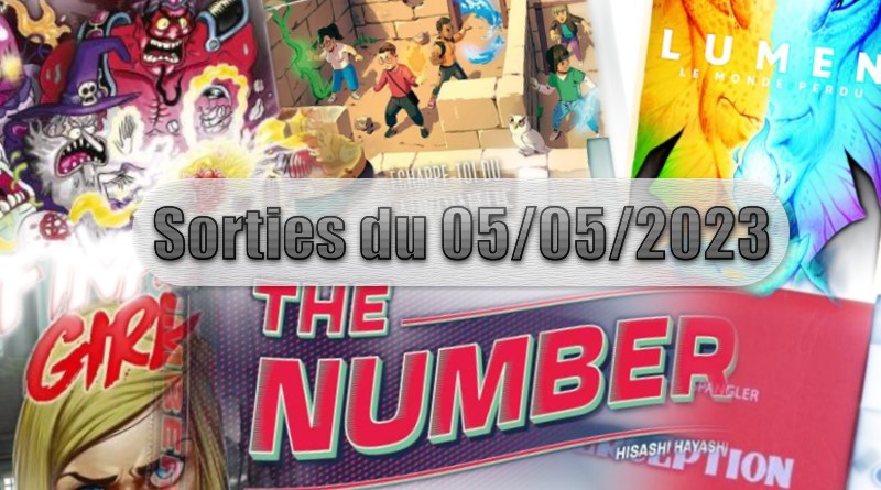 Les Sorties des Jeux de Société du 05 Mai 2023