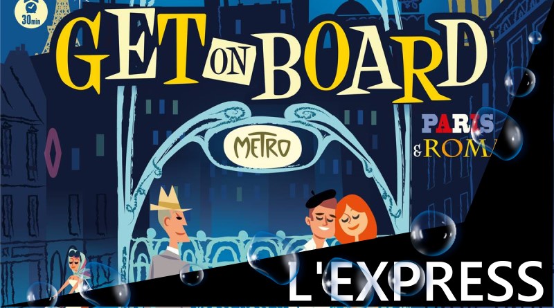 jeudice - Iello - Get on Board - Paris & Rome - Jeu de Société - Roll & Write