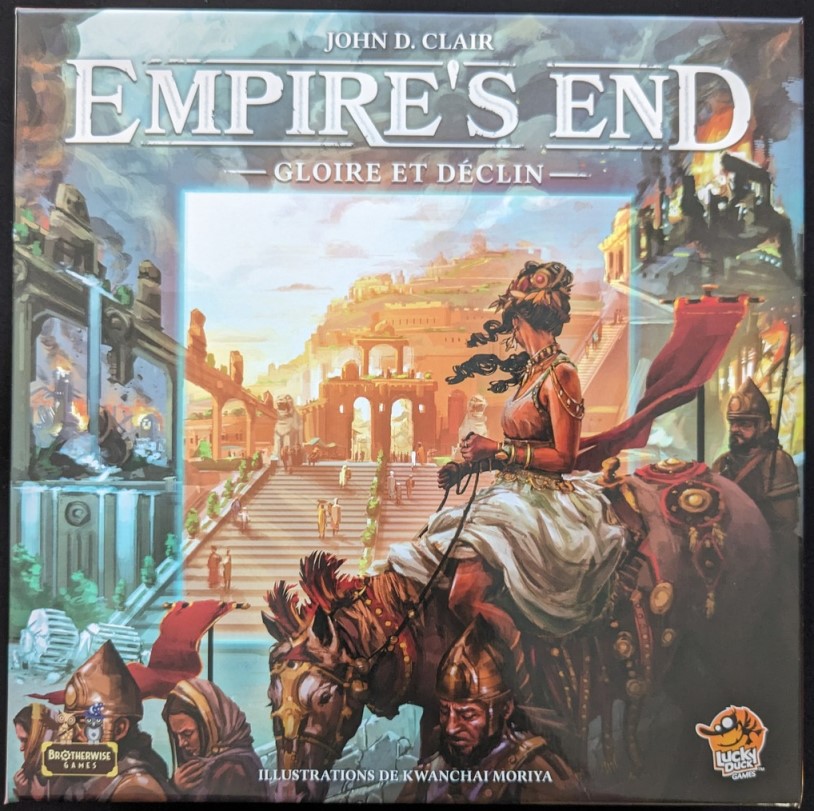 Jeudice - Lucky Duck Games - Empire's End - Jeu de Société - Gestion Ressources - Enchères
