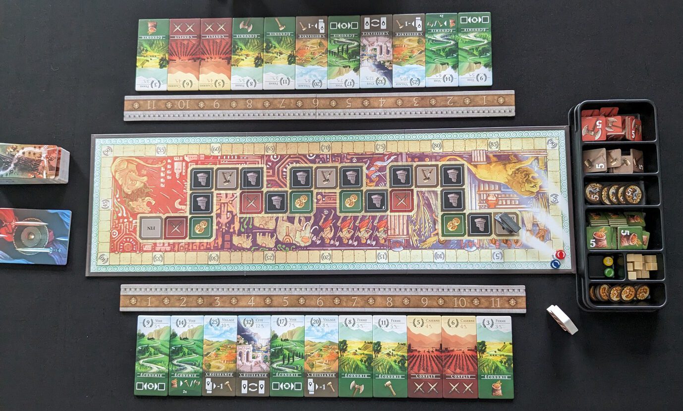Jeudice - Lucky Duck Games - Empire's End - Jeu de Société - Gestion Ressources - Enchères