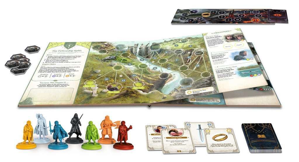 Jeudice - Ravensburger - Le Seigneur des Anneaux - Jeu Livre d'Aventure