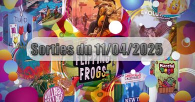 Les Sorties des Jeux de Société du 11 Avril 2025