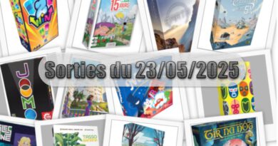 Les Sorties des Jeux de Société du 23 Mai 2025