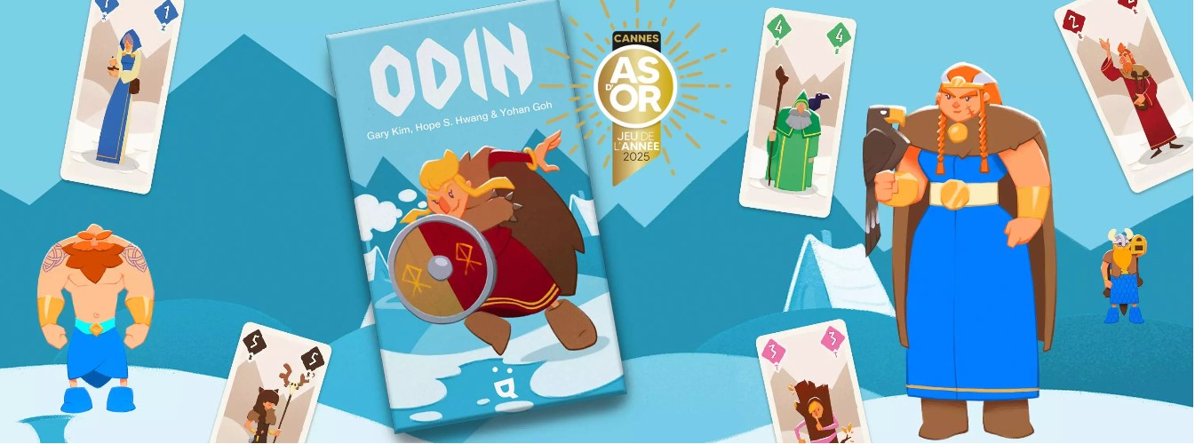 Jeudice - Helvetiq - Odin - As d'Or jeu de l'année 2025 - Jeu de Société