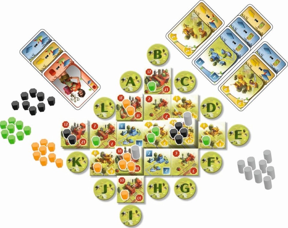 Jeudice - Pearl Games - Ginkgopolis - Express Vintage - Jeu de Société
