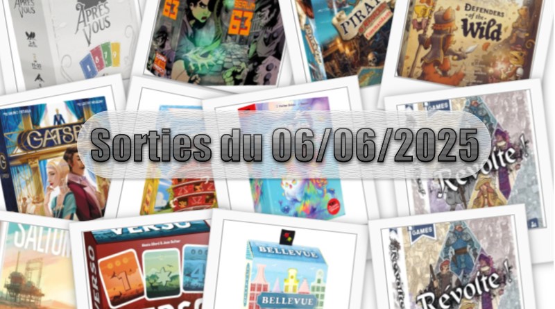 (📅) Les sorties du Vendredi 06/06/2025