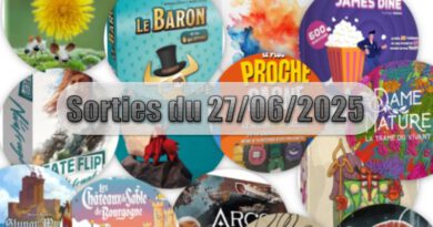 Les Sorties des Jeux de Société du 27 Juin 2025