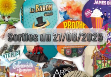 Les Sorties des Jeux de Société du 27 Juin 2025