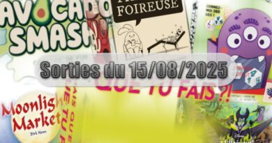 Les Sorties des Jeux de Société du 15 Août 2025