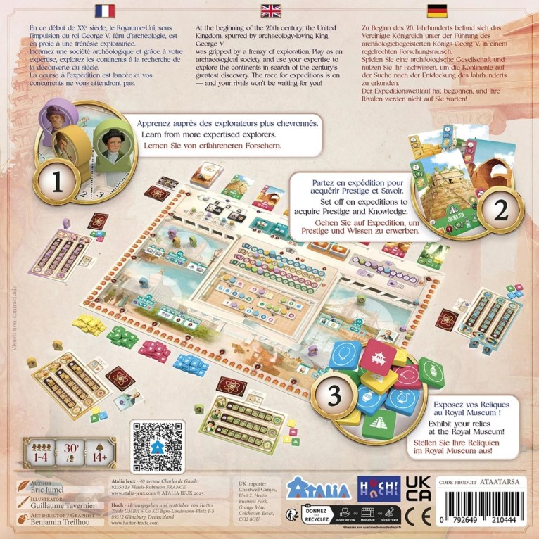 Jeudice - Atalia - Royal Society of Archeology - Jeu de Société - Expert
