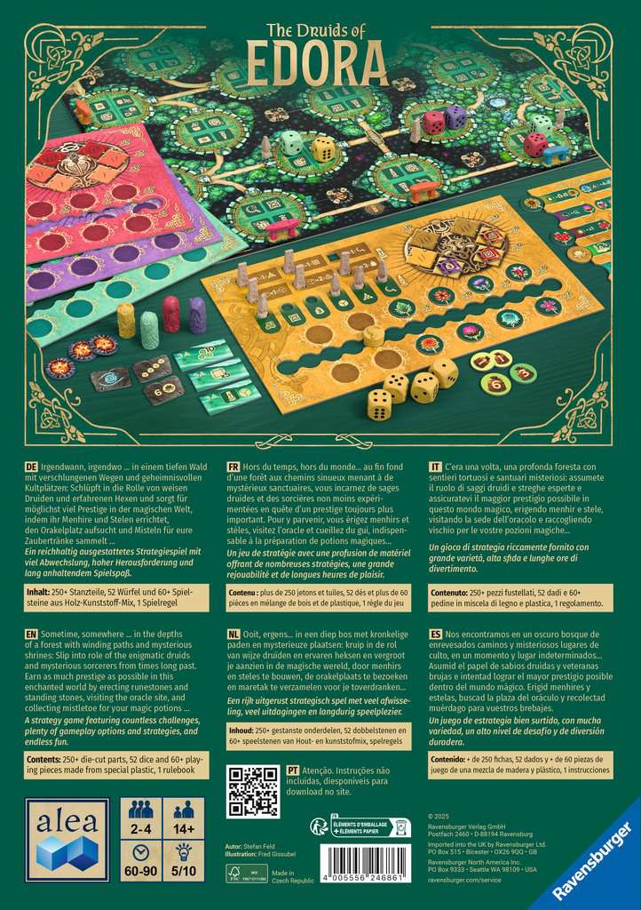 Jeudice - Aléa - Ravensburger - Les Druides d'Edora - Jeu de Société