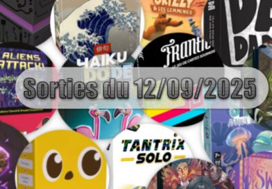 Les Sorties des Jeux de Société du 12 Septembre 2025