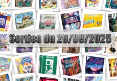 Les Sorties des Jeux de Société du 26 Septembre 2025