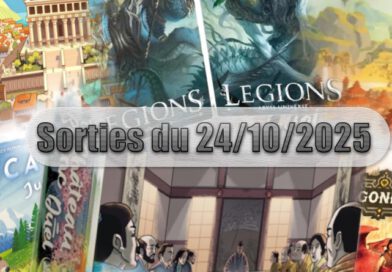 Les Sorties des Jeux de Société du 24 Octobre 2025
