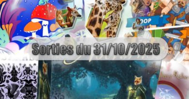 Les Sorties des Jeux de Société du 31 Octobre 2025