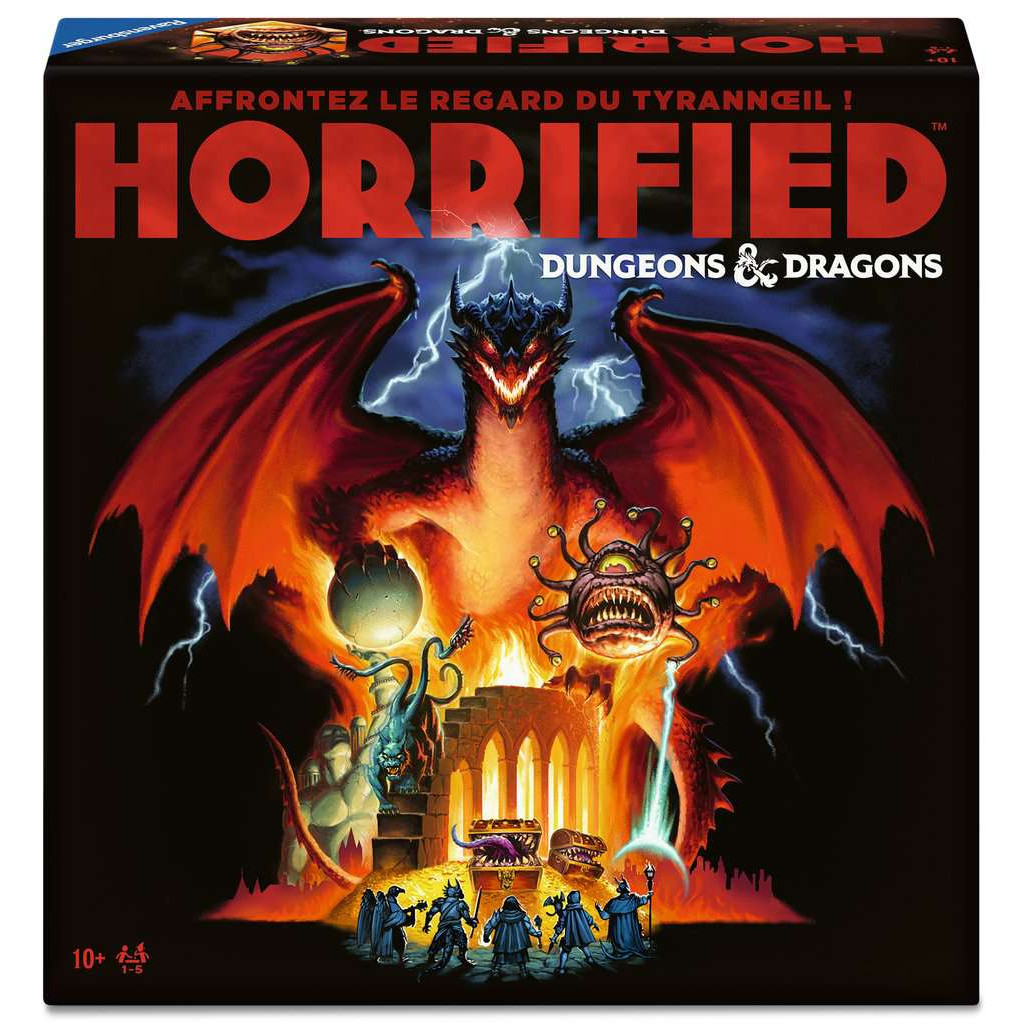 Jeudice - Ravensburger - Dungeons & Drangons - Horrified - Jeu de Société