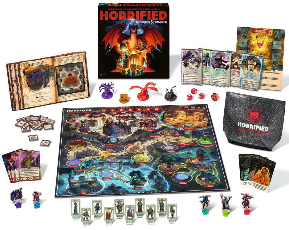Jeudice - Ravensburger - Dungeons & Drangons - Horrified - Jeu de Société