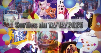 Les Sorties des Jeux de Société du 12 Décembre 2025
