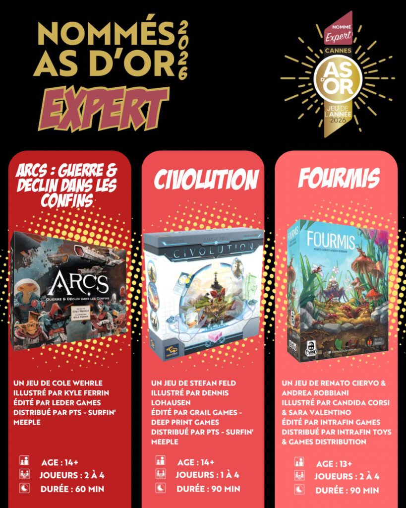 Jeudice - As d'Or - 2026 - Nommés Catégorie - Expert