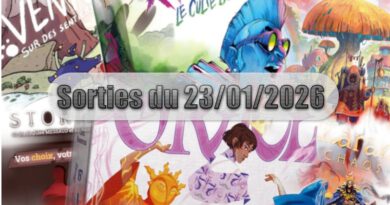 Les Sorties des Jeux de Société du 23 Janvier 2026