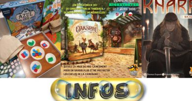 Jeudice - Trois infos jeu de société - Semaine 06 - Février