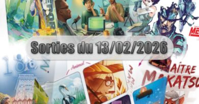Les Sorties des Jeux de Société du 13 Février 2026