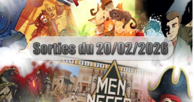 Les Sorties des Jeux de Société du 20 Février 2026