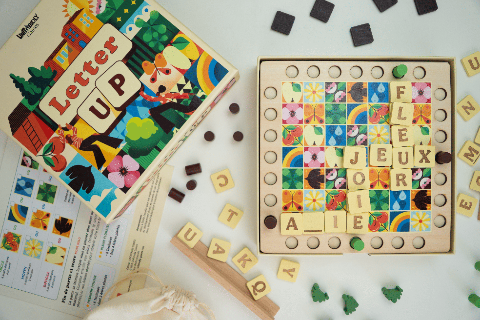 Jeudice - Unfriendly Games - Letter Up - Jeu de Société - Familial