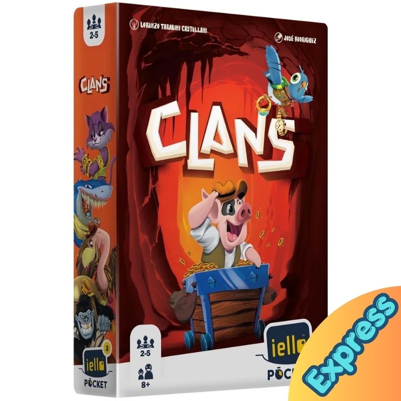 Jeudice - Iello - Clans - Familial - Cartes