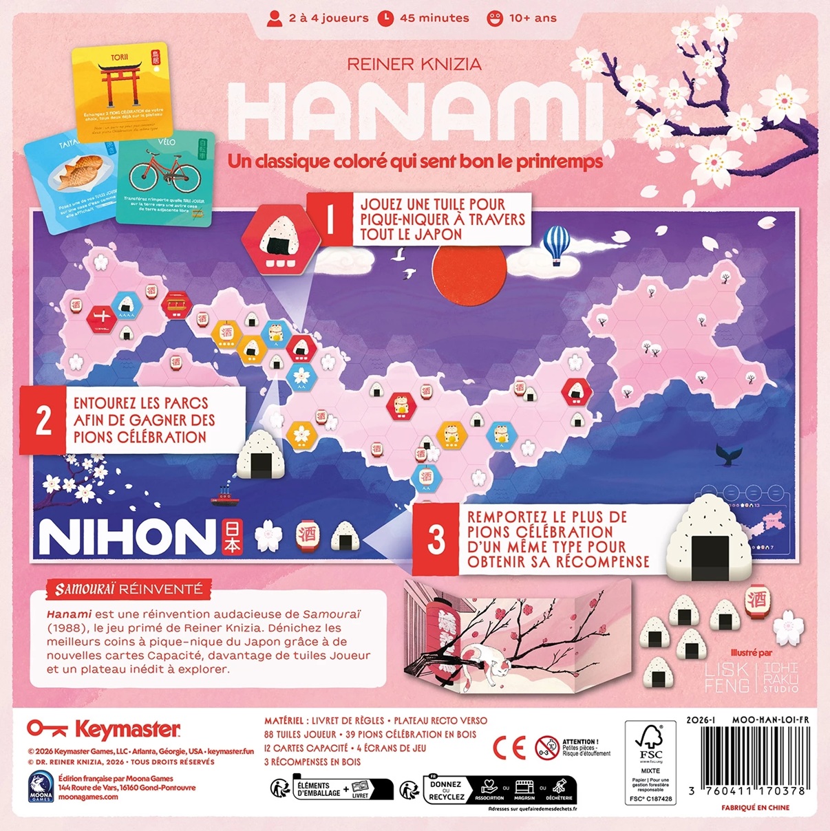 Jeudice - Moona Games - Hanami - Familial