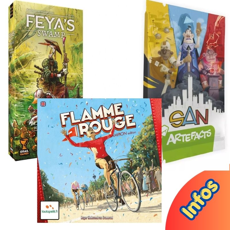 Jeudice - Infos - Semaine 41 - SAN - Flamme Rouge - Feya's Swamp
